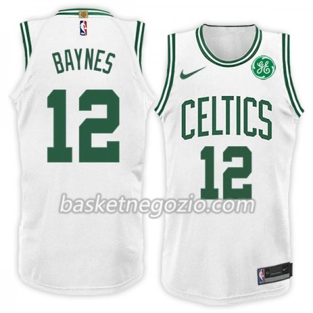 Canotte Uomo Boston Celtics Terry Rozier 12 Nike 2017-18 Bianco Swingman